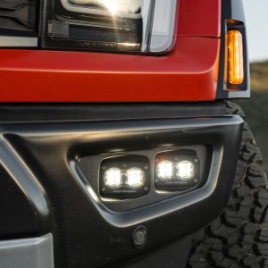 Ford F-150 Raptor Light Kit - Front - Baja Designs - S2 SAE Dual Fog Pocket - Clear - `21-`22